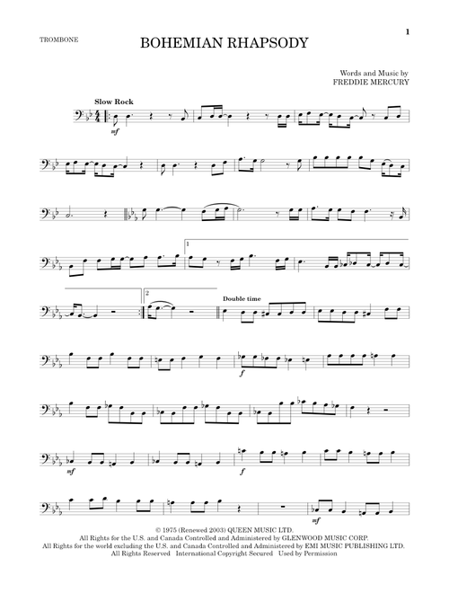 Bohemian Rhapsody - Queen (Trombone Solo)