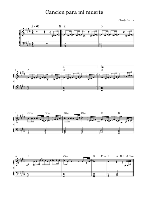 Canción para mi Muerte – Sui Generis