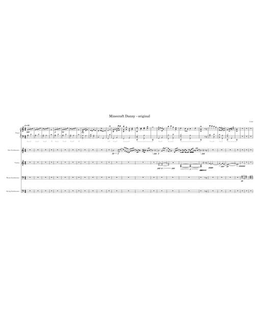 Minecraft Danny - Full Transcription