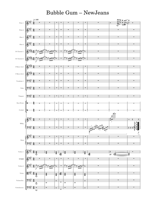 Bubble Gum – NewJeans (orchestra version)