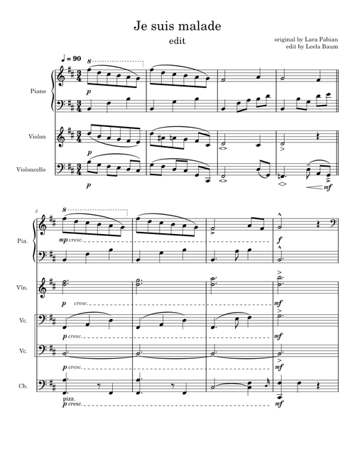 Je Suis Malade – Lara Fabian