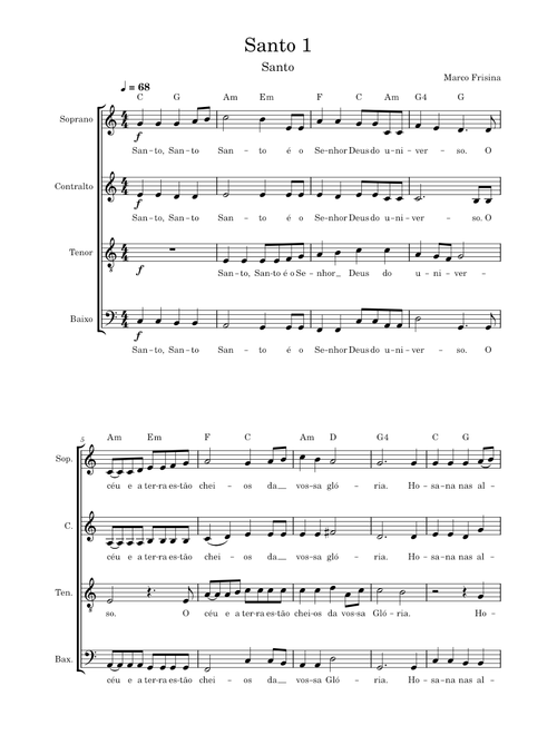 Santo 1 – Marco Frisina Santo 1 (Português) – Marco Frisina