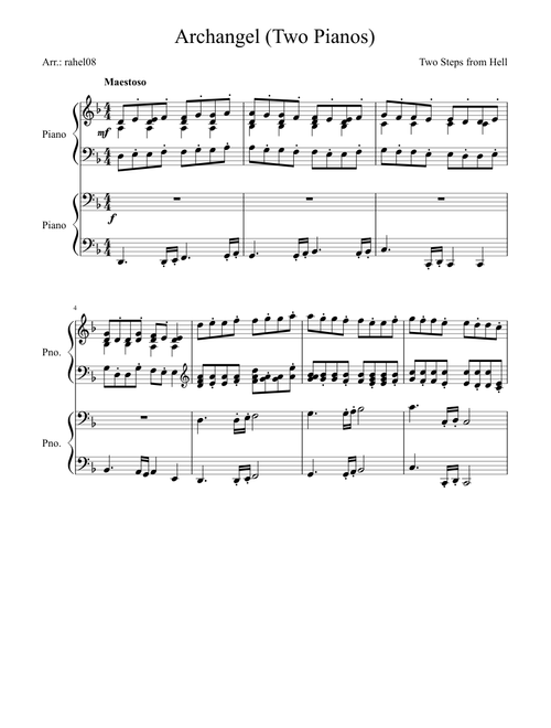 Archangel (Two Pianos/4 hands)