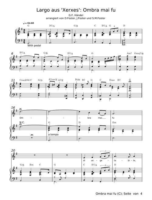 Ombra mai fu - Georg Friedrich Händel