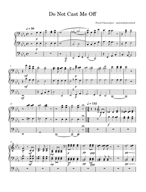 Do Not Reject Me In My Old Age Op. 40 No. 5 – Pavel Chesnokov Do Not Cast Me Off