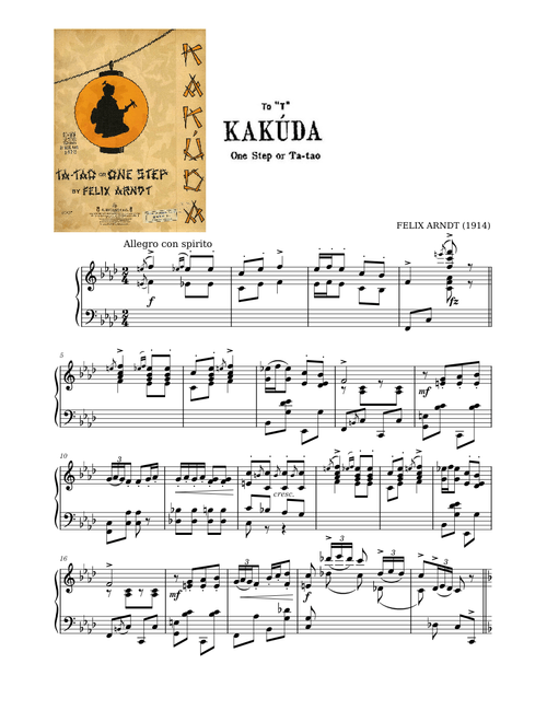 Kakuda by Felix Arndt (1914)