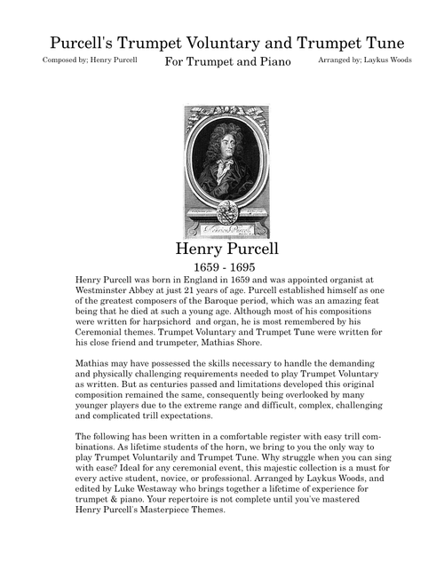 Purcell's Trumpet Voluntary and Trumpet Tune