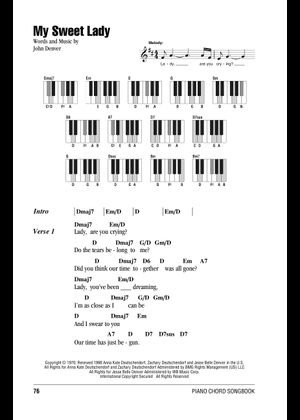 Play Official version of My sweet lady Sheet Music by John