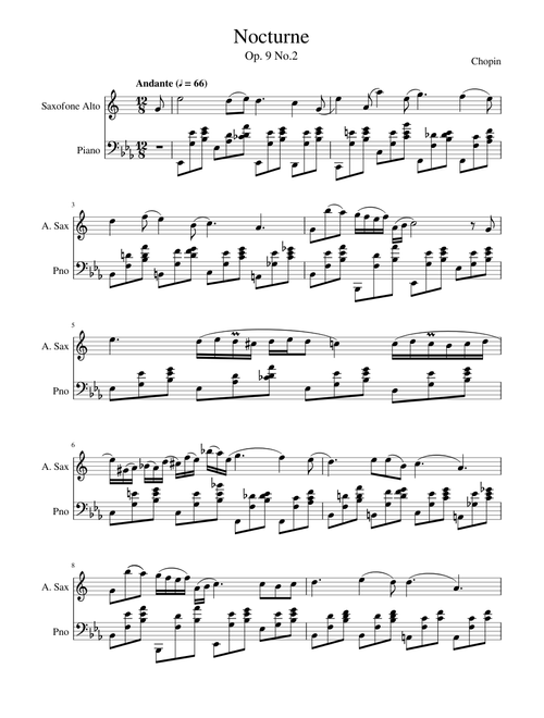 Chopin - Nocturne Op. 9 No. 2