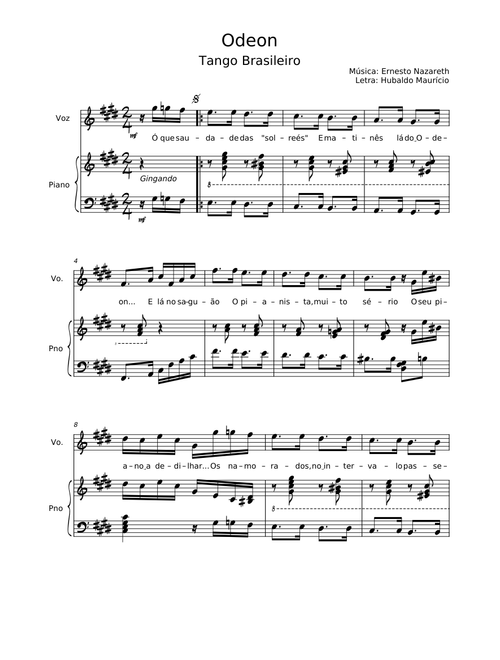 Odeon – Ernesto Nazareth