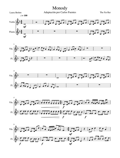Monody Violin Flauta