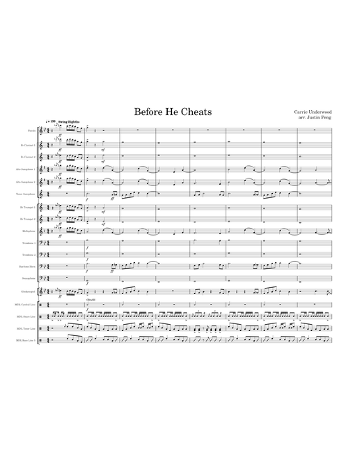 Before He Cheats - Carrie Underwood (marching band)