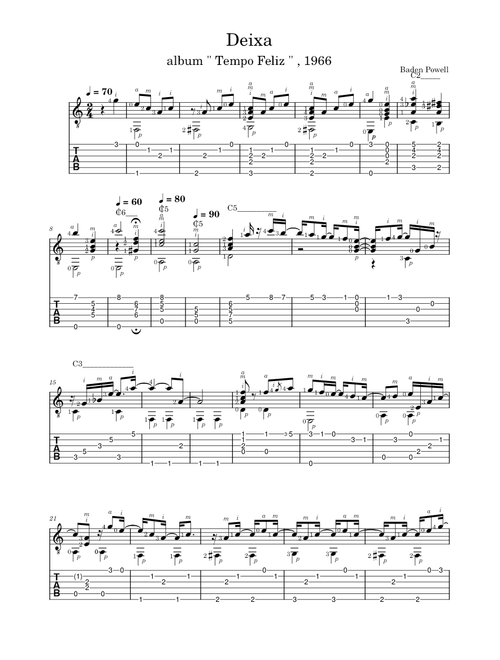 Deixa – Baden Powell