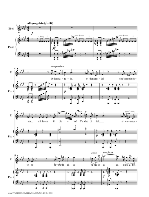 Don Carlo - Giuseppe Verdi