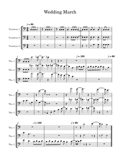 Wedding March – Felix Mendelssohn
