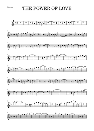 The power of love – Jennifer Rush Sheet Music with Chords for