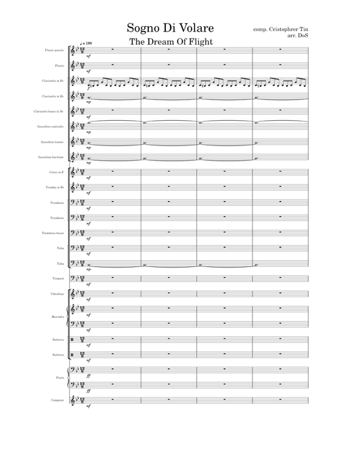 Sogno di Volare – Orchestral Arrangement