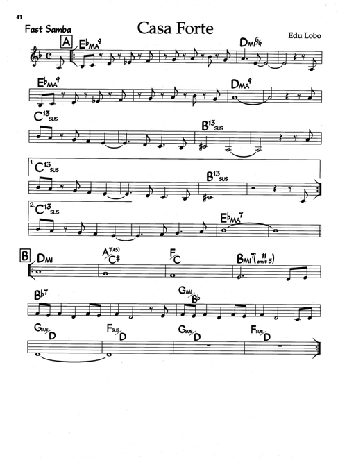 CASA FORTE - LEAD SHEET (Arr. Edu Lobo) (Lead Sheet - Fake Book)