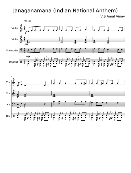 Janaganamana (Indian National Anthem)
