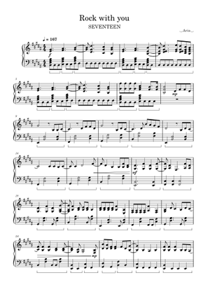 SEVENTEEN - Rock Sheet Music for Piano (Solo) | MuseScore.com