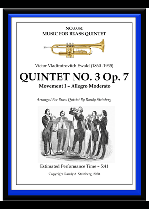 Brass Quintet No.1, Op.5 – Victor Ewald Sheet Music for Trombone