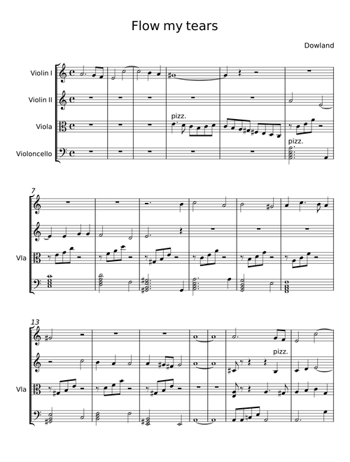 Flow, My Tears - John Dowland