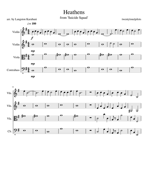 Heathens - Twenty One Pilots for Orchestra