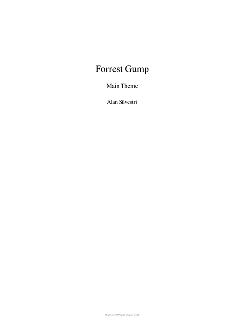 Forrest Gump - Main Theme