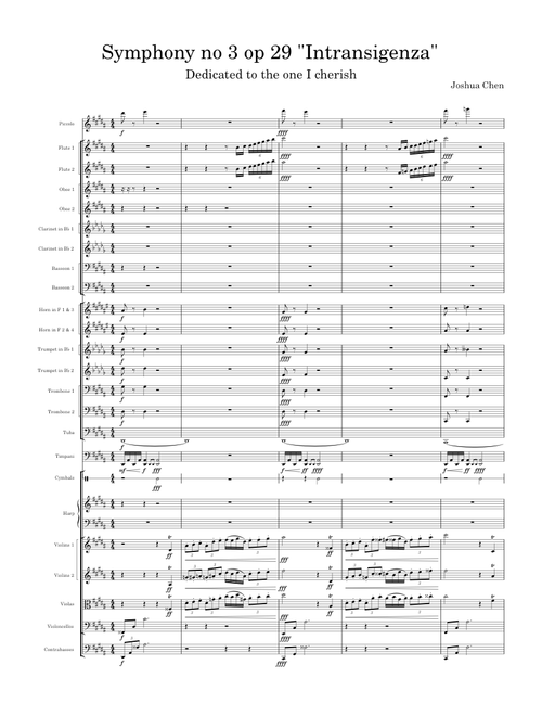 Symphony no 3 op 29 "Intransigenza" I. Lento – INDERUMARCZ IEEMAZ