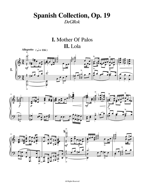 Spanish Collection Op.19