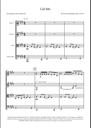 Call me – Shinedown Call me - Shinedown (String Quartet) Sheet Music ...