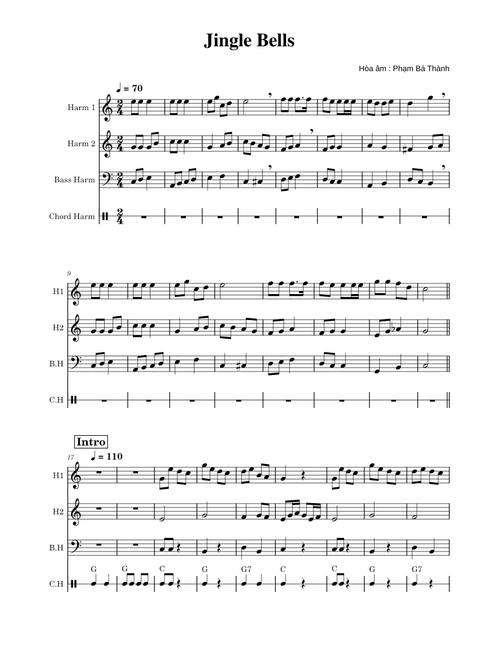 Jingle Bells - Harmonica Ensemble