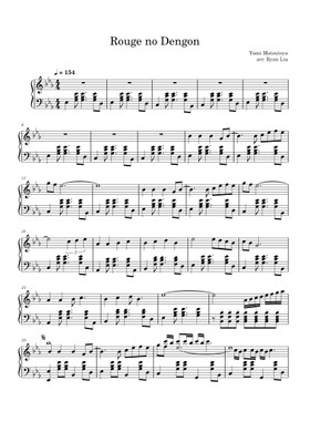 Free Yumi Matsutoya sheet music | Download PDF or print on