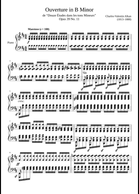 Free 12 Etudes In All The Minor Keys, Op.39 by Charles-Valentin