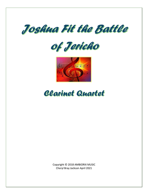 Joshua Fit The Battle Of Jericho (trad) (Arr. Cheryl Bray Jackson) - Patrick Theodore Renier (Woodwind Ensemble)