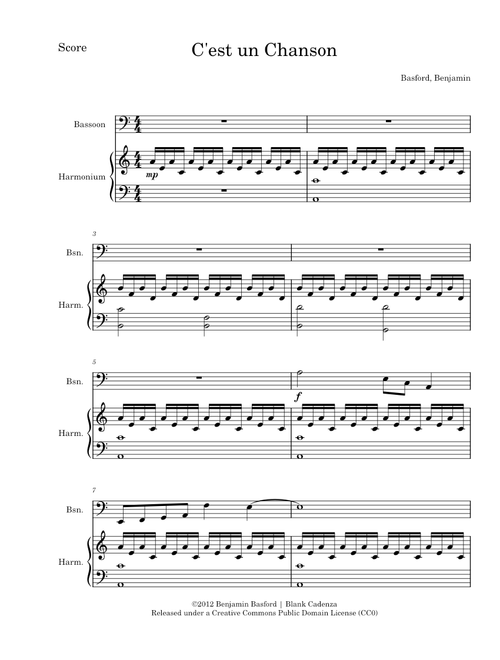 C'est un Chanson