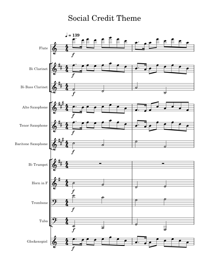 Red Sun in the Sky Ye Mao Sheet music for Trombone, Tuba, Flute