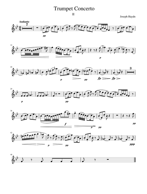 Haydn Trumpet Concerto II