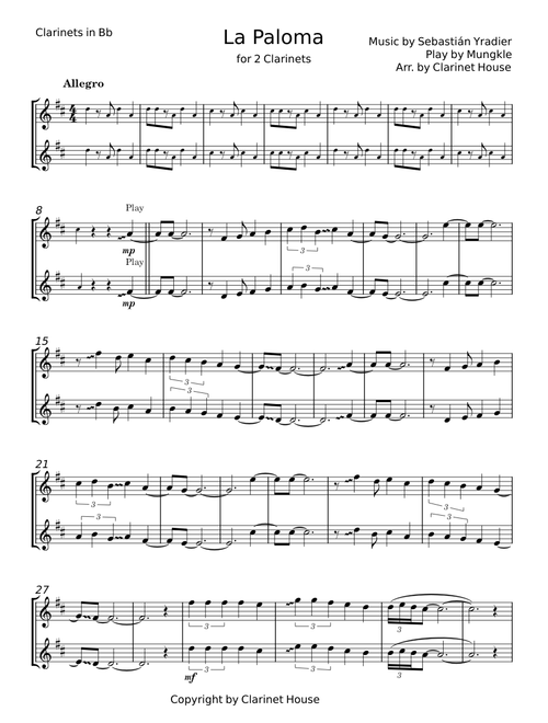 La paloma - Sebastián Yradier