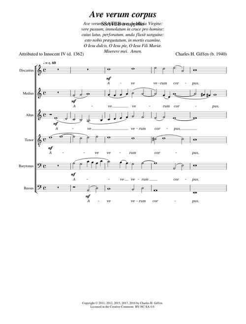 Ave verum corpus - Charles H. Giffen