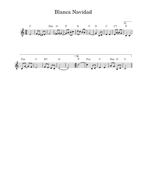 Blanca navidad – Villancicos Blanca Navidad