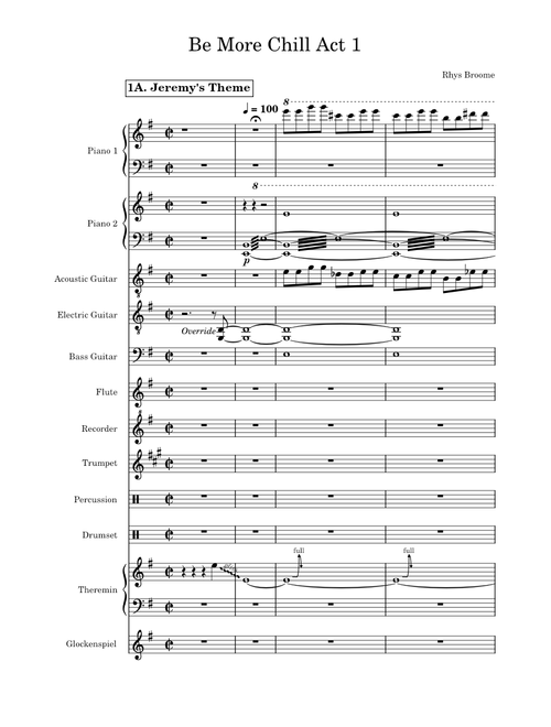 Be More Chill Full Musical (ACT 1)