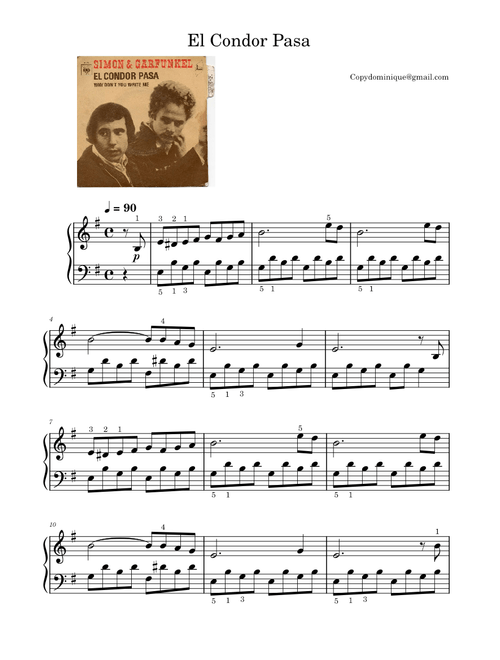 El condor pasa – Simon & Garfunkel El Condor Pasa