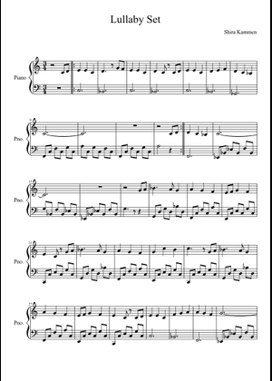 Lullaby Set Braid Soundtrack Sheet Music for Piano, Violin (Piano Duo ...