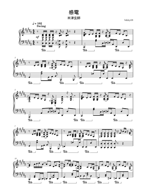bikky08 | Free sheet music | Download PDF or print on