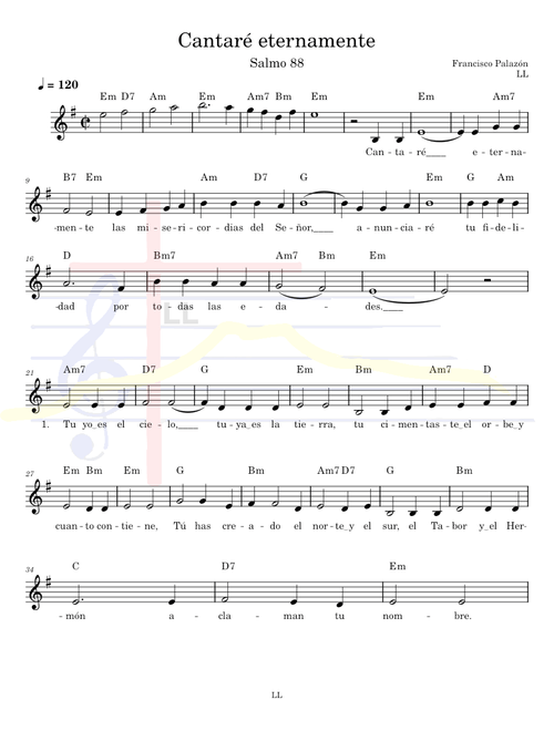 Cantaré eternamente – Francisco Palazón