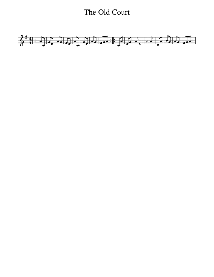 The Old Court Sheet music for Piano (Solo) Easy Musescore com
