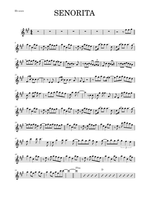 SENORITA (Alto Sax RMX)