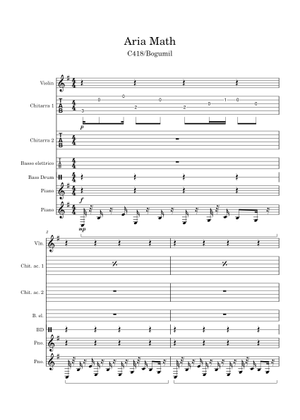 Play Official version of Aria Math (from Minecraft) Sheet Music by C418 ...
