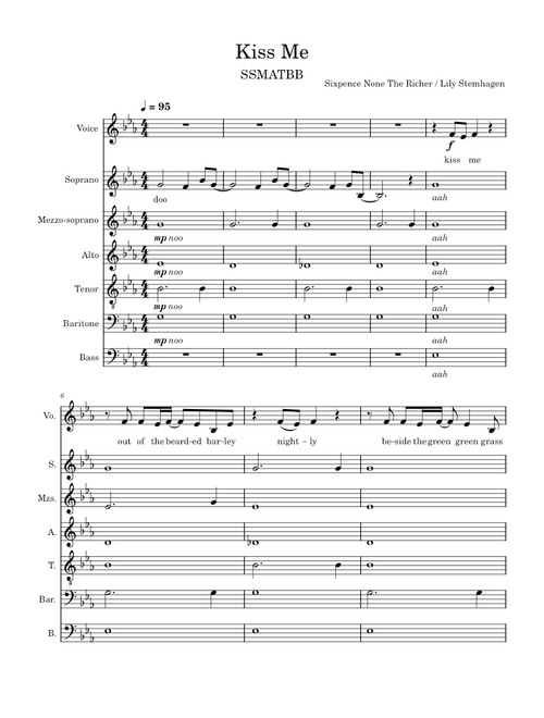 Kiss me – Sixpence None the Richer